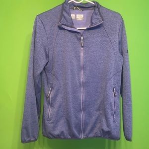 McKinley Blue Zip Hoodie Dry Climate Size Medium like new zip pockets